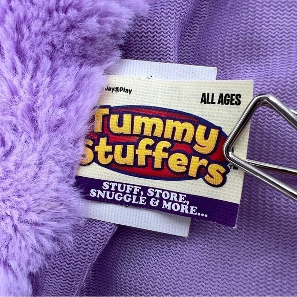 Tummy Stuffers Purple Plush Unicorn Jay@Play Storage Toy - Picture 2 of 6